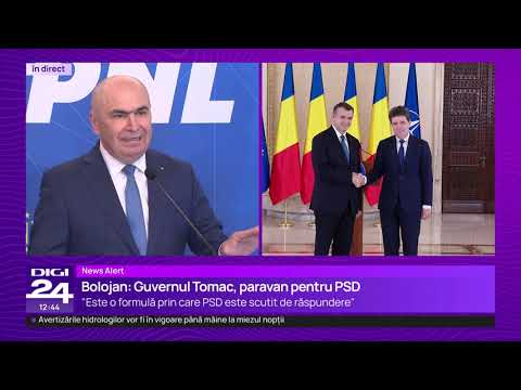 Ilie Bolojan explică decizia PNL de a nu vota Guvernul Tomac: „E un paravan pentru PSD”