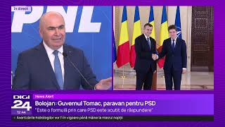 Ilie Bolojan explică decizia PNL de a nu vota Guvernul Tomac: „E un paravan pentru PSD”
