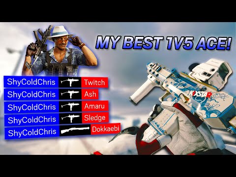 MY FASTEST 1V5 ACE! | Rainbow Six Siege