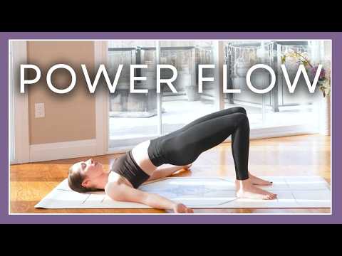 25 min Power Yoga - Tone & Strengthen Full Body Yoga