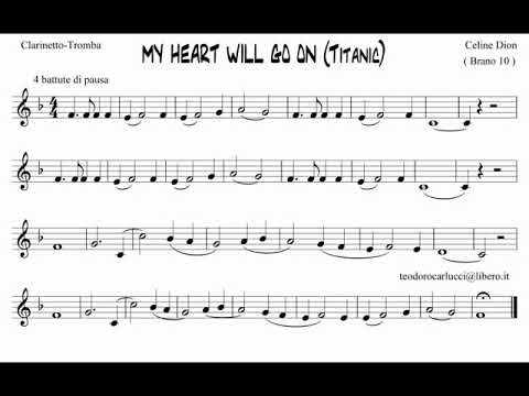 Brano 10 - My heart will go on (Titanic) - Clarinetto/Tromba