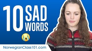 10 Sad Words in Norwegian