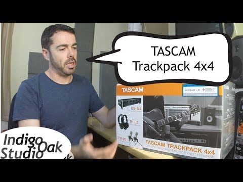 Indigo Oak Studio - TASCAM Trackpack 4x4 Studio Pack unboxing, review & demonstration