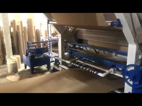 Double Profile Fingerless Heavy Duty High Speed Bearing mounted Paper Corrugation Machine
