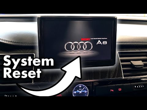 Audi A8 D4 (4H) MMI system reset restart force reboot