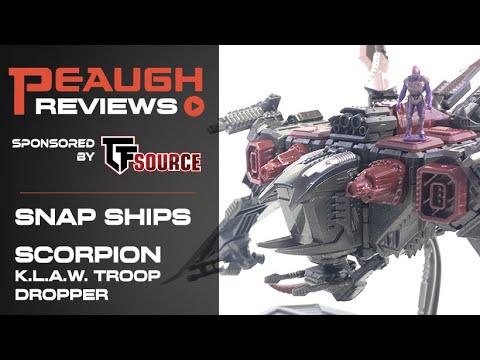 Video Review: Snap Ships - SCORPION - K.L.A.W. Troop Dropper
