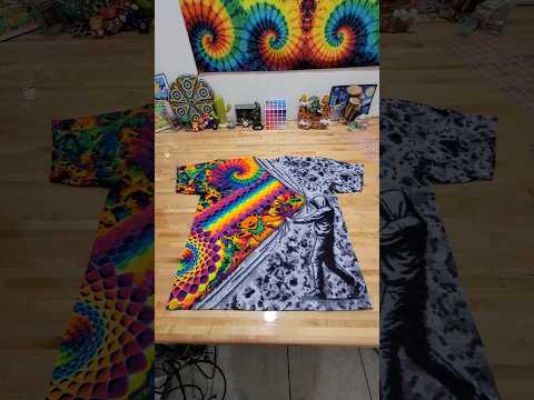 The Reveal #handmade #artprocess #tiedye #fyp