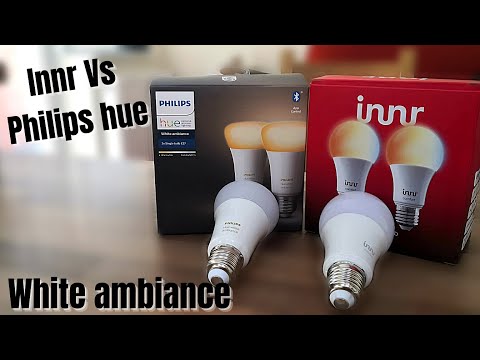 Innr Light Bulbs vs Philips Hue White ambiance