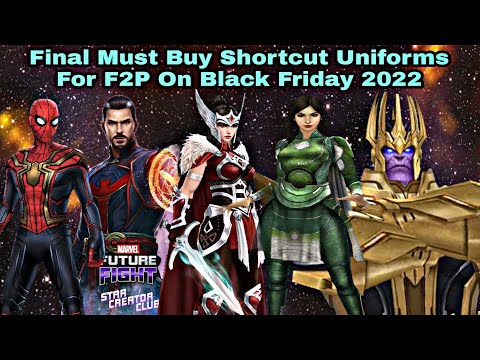 Final Must Buy Shortcut Uniforms For F2P On Black Friday 2022 - Marvel Future Fight