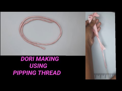 Dori making using pipping thread| dorimaking| ojasvicreations