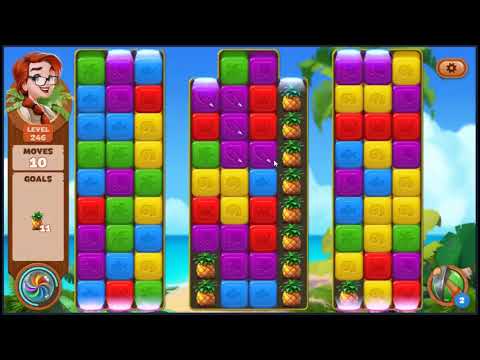 Lost Island Blast Adventure Level 246 - NO BOOSTERS 🏝️ | SKILLGAMING ✔️