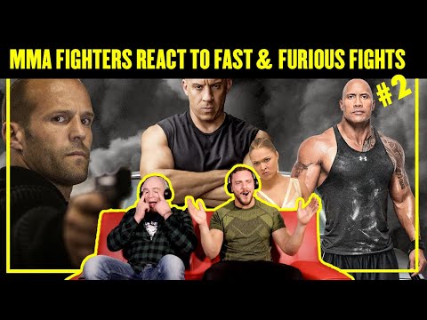 MMA Fighters React To Great Fight Movie Scenes | Fast & Furious Edition! #2