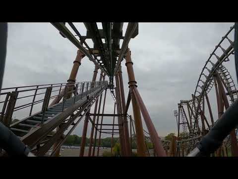 Onride: 'Iron claw' (MP express) 🎢 4K/POV 2023 - Movie park Germany
