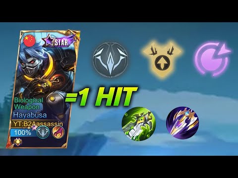 HAYABUSA BEST BUIILD AND EMBLEM SET 1HIT 2026!🔥
