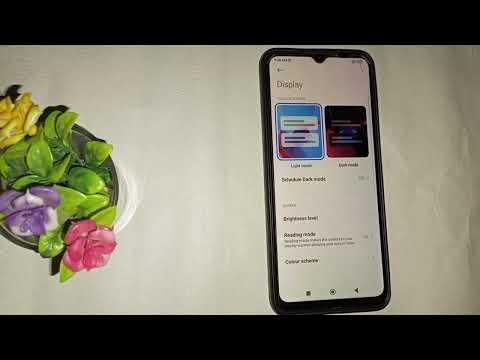 How to turn off night mode in Redmi 9