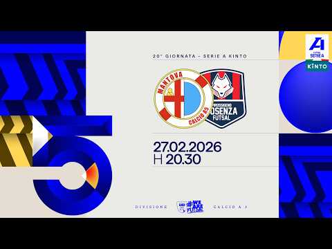 Saviatesta Mantova-Pirossigeno Cosenza | 20ª giornata | Serie A KINTO 2025/2026