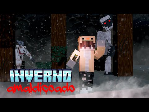 SOBREVIVENDO em um INVERNO AMALDIÇOADO no MINECRAFT!