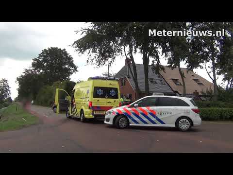 Licht gewonde na ongeval in Doezum