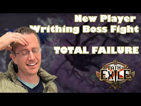 New Path of Exile player's first Writhing Invitation boss fight - Total failure! Splitting Steel