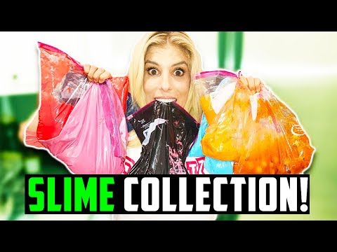 REBECCA'S GIANT SLIME COLLECTION! (DAY 284)