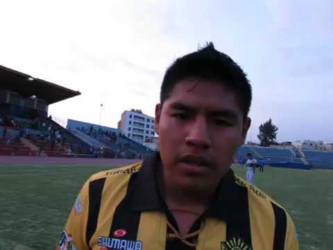 DECLARACIONES DE JAVIER ZAPANA- JUGADOR DEL FBC AURORA