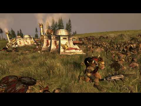 Total War Warhammer: Legendary Battles~ 3 Steam Tanks vs Orc Horde