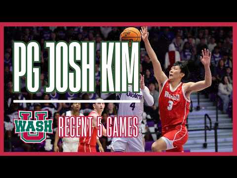 PG Josh Kim at WashU Bears 1st 5 Games in February