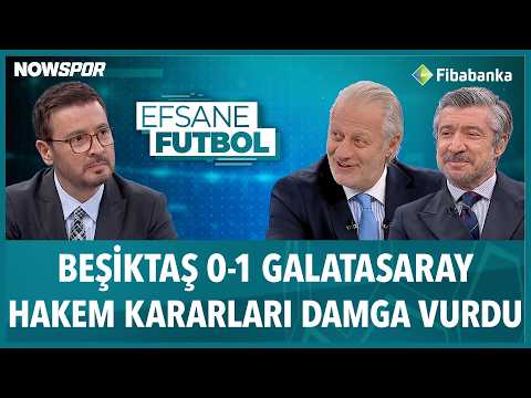 Beşiktaş - Galatasaray | Ersin Düzen, Tugay Kerimoğlu, Tümer Metin | Efsane Futbol 