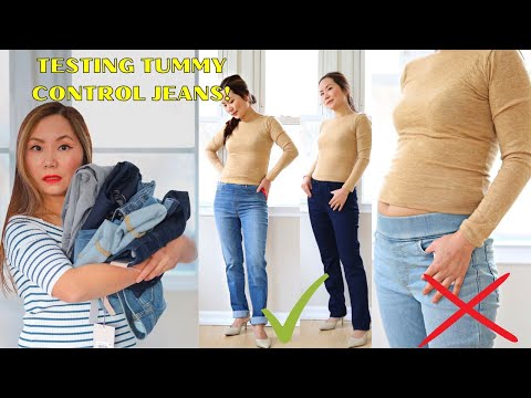I tested 6 tummy control jeans brands...Which ones ACTUALLY work?
