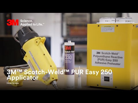 3M™ Scotch-Weld™ PUR Easy 250 Applicator - How To Use