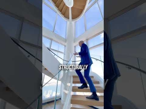 The Most Unique Staircase Inside the $250,000,000 Highest Penthouse IN THE WORLD #shorts