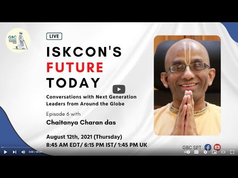 Why Indian and Western devotees think so differently: Chaitanya Charan interview on GBC SPT channel