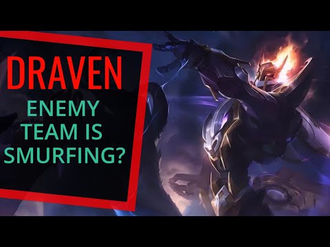 DRAVEN ENEMY TEAM IS SMURFING??? •PLATINUM ELO• Best Draven World - Vincent´s Draven