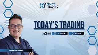 Today's Trading del 14.08.2024 -  INFLAZIONE IN CALO E TAGLI TASSI  Con Salvatore Bilotta