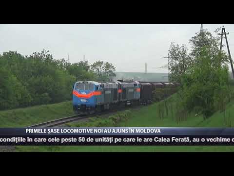 Primele șase locomotive noi au ajuns în Moldova