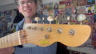 Video thumbnail for Guitar Brothers LSL Instruments Bad Bone 290 T-Bone 'Emu' Demonstration by Guitar Brothers
