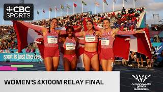 SILVER for Canada in women's 4x100m relay track final on Day 9 of 2026 Commonwealth Games