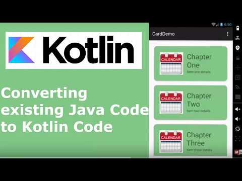Converting Existing Android Java Code To Kotlin Code