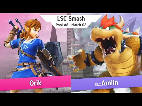 LSC Smash - Orik (Link) Vs. ELC | Amiin (Bowser) - Pool A8