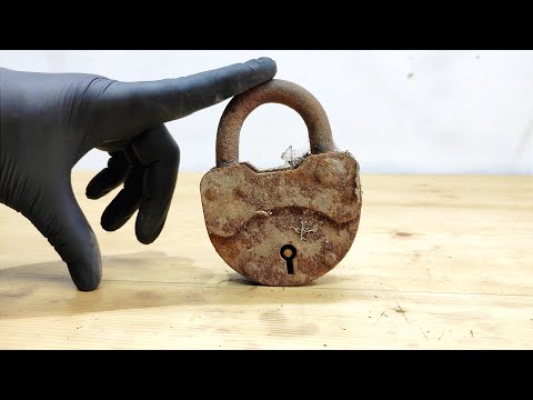 Hinged lock restoration