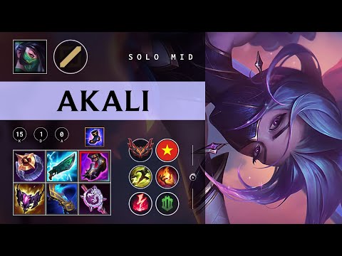 Akali Mid vs Viktor - VN Grandmaster Patch 26.01