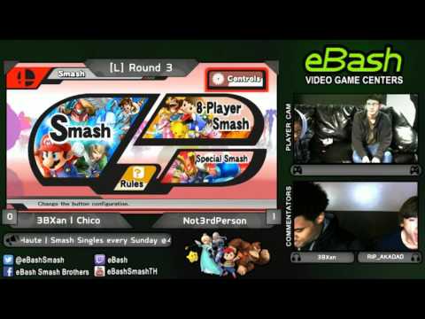 Chico Jenkins (Ness/Sheik) vs. Not3rdPerson (Shulk) - Smash Sunday @ eBash