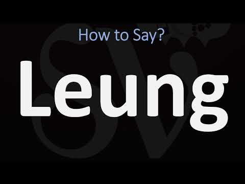 How to Pronounce Leung? (CORRECTLY)