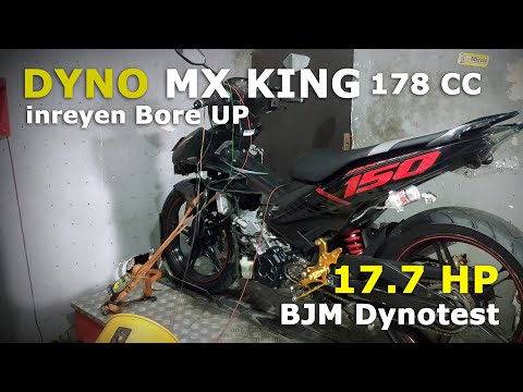 Dynotest MX KING INREYEN 178 CC Di BJM Bandung #MADIVLOG