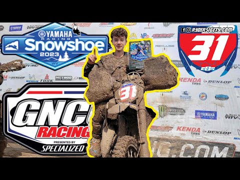 2023 Snowshoe GNCC Mud Mess 50 mph Crashes Again! Ryder Sigety P1 Yamaha YZ85 Top Speed Racing!!