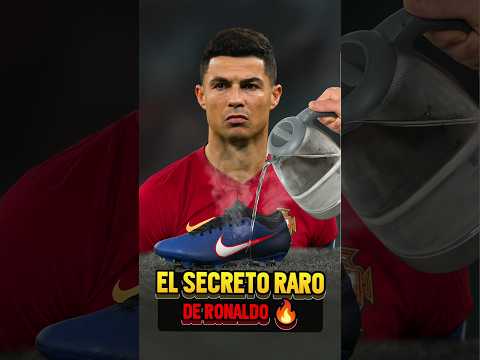 ¿Por qué Ronaldo le echa agua caliente a sus botas?! 😱🔥👟 ¿Lo sabían los demás futbolistas?