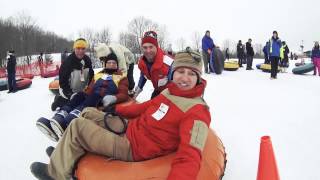 preview picture of video 'GoPro Snow Tubing Madness - Sunburst Ski Area - Kewaskum, WI'