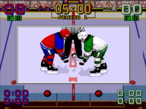 Mario Lemieux Hockey Megadrive