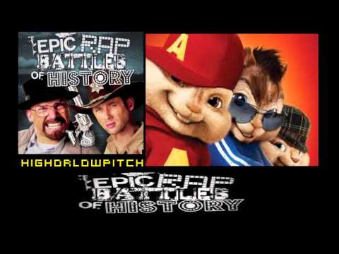 Rick Grimes vs Walter White. Epic Rap Battles of History Season 3. CHIPMUNKS' version