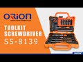 Obeng Set Toolkit Screwdriver Toolkit Orion SS-8139 4